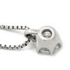 NON BRAND - Solitaire Diamond G SI1Necklace Pt900/diamond Array