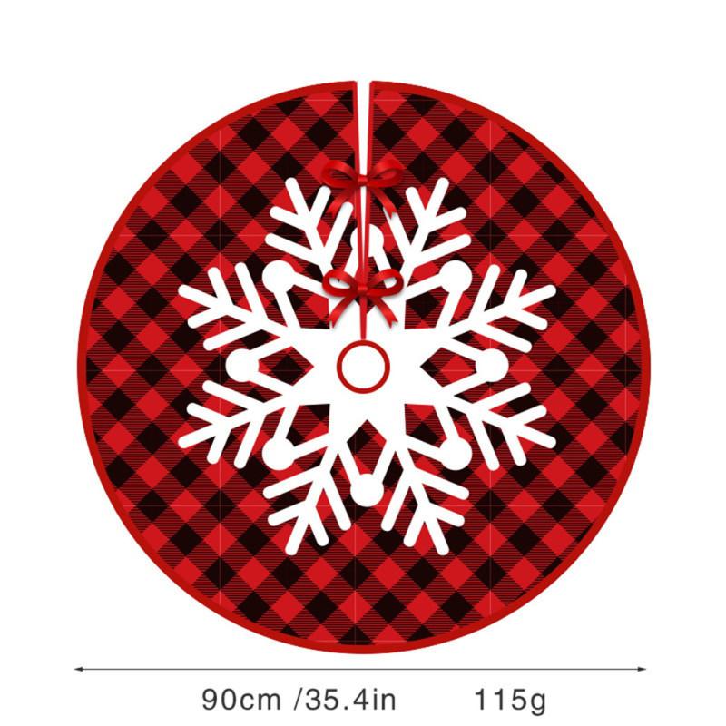 Christmas  Tree  Skirt Large Round Fashion Tree Skirt For Xmas Ornaments And Holiday Decorations