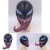 Maschera cosplay di Venom in lattice di alta qualità, realistica, horror, supereroe, Marvel Comics.