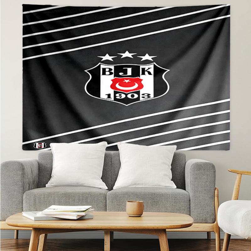 1PC Besiktas Crest Legacy 1903 Tapestry, Unique Design Tapestry, Suitable for Bedroom,Livingroom, Playroom,Heartwarming Holiday Gifts
