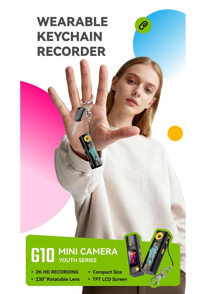 G10 Mini Youth Camera for Students & Outdoor Sports