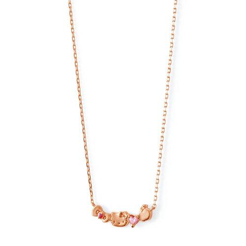 Kostenlose Verpackung. Hello Kitty KISS Kollaboration. roségoldbeschichtete Damenhalskette. Silberne Halskette Marke. Paare