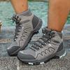 Outdoor Mid-top Camping Shoes Lightweight Non-slip Wear-resistant Mountaineering Sports Shoes Adventure Off-road Hiking Shoes