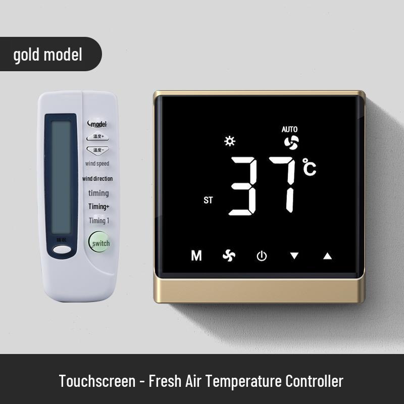 Universal Dual-Speed Exhaust Fan with Remote & LCD Control Panel