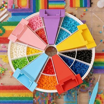Efficient Fuse Beads Storage Box Handmade Collage Beans Shovel Fuse Beads Organizer Craft Creation