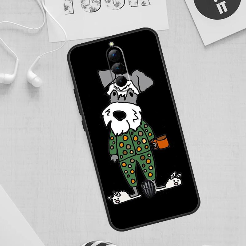 Cartoon schnauzer dog Case For ZTE Nubia Red Magic 11 10 9 8 8S 9S 10S Pro Plus 6 7 6S 7S For RedMagic 10 Air Cover