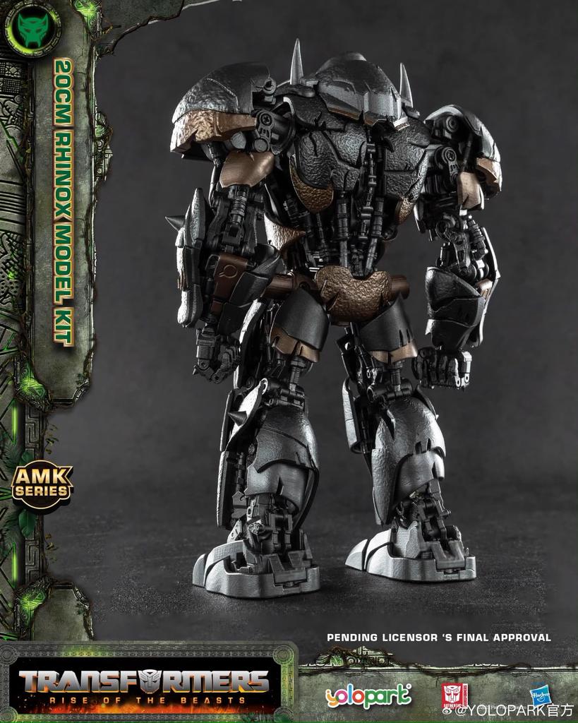 Box damaged YOLOPARK AMP Series RHINOX Rhinox Height 20cm Easy Assembly Plastic Model SOSKILL Transformers [ToyBase]