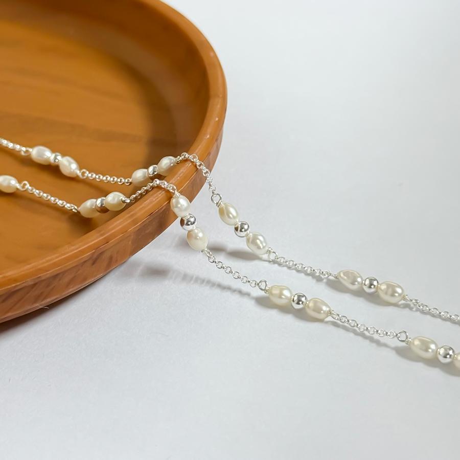 New Arrive Natural High Grade Freshwater Pearl with Bead Chain Fine 14k Gold Filled Bulk Rolo Chain for Permanent Jewelry Making