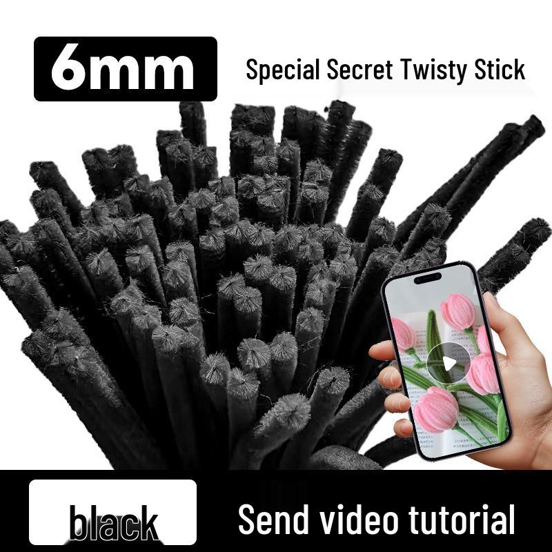 DIY Twisty Stick Bouquet Kit: Complete Chenille Stem Set for Children's Weaving