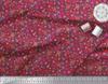 Soimoi Japan Crepe Satin Fabric Berries,Leaves & Floral Artistic Print Fabric by the Metre 42 Inch