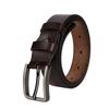 Genuine Leather Belt With Classic Pin Buckle For Casual And Formal Wear