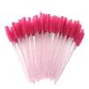 100Pcs/Bottle Disposable Mascara Wand Eyelash Brush Faux Crystal Eyebrow Spoolies Brush Portable Lash Makeup Applicator Brush Tools