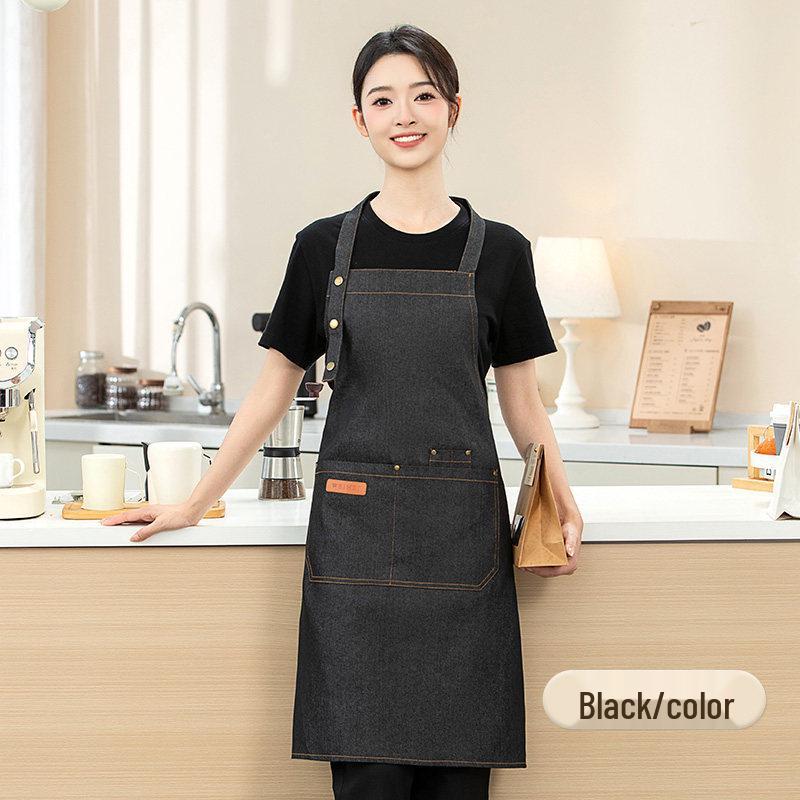 Waterproof Denim Apron for Cafes & Bakeries
