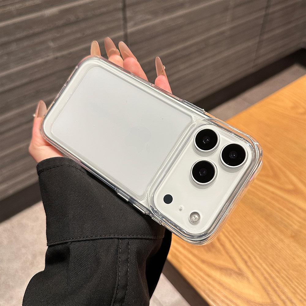 Luxury Silicone Transparent Shockproof Case For iPhone17 Pro Max 17 Pro 17 Air Clear  Protection Acrylic Cover