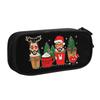 Bad Bunny Christmas DTMF Pencil Cases Fashion Pen Bags for Student Large Storage Students School Cosmetic Pencil Pouch