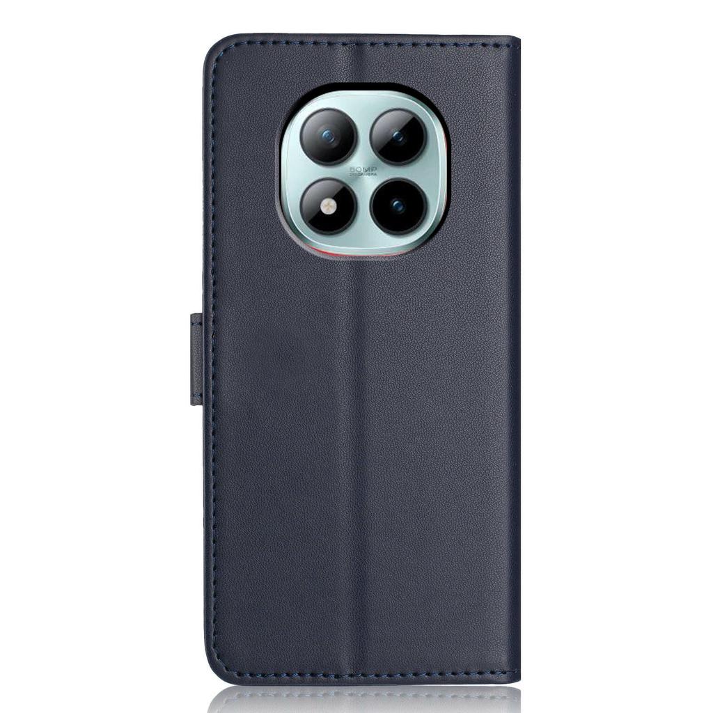 Dla Xiaomi Poco M8 Pro 5G/Redmi Note 15 Pro+ 5G (Światowy) Etui portfelowe z paskiem/Wiele przegródek na karty Jednokolorowe Skórzane Etui z podstawką na telefon