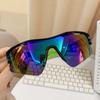 New Y2K Style Cycling Sunglasses Windproof Glasses for Men Women Retro-Reflective Sheeting Lens Road Riding Sport Glasses