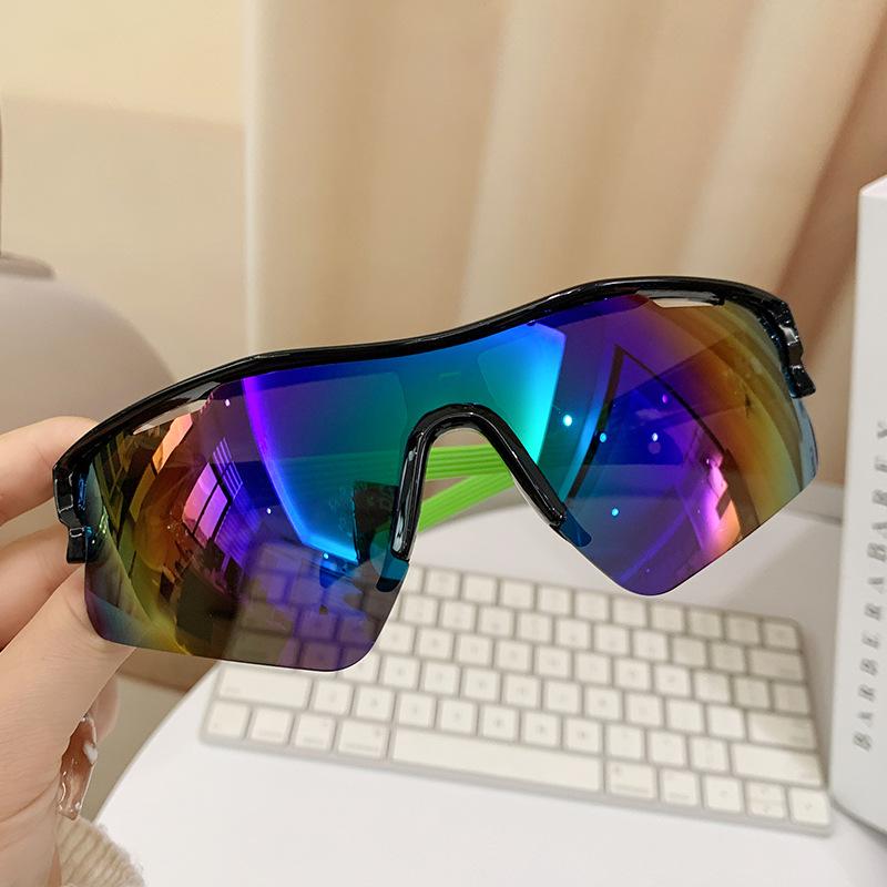 New Y2K Style Cycling Sunglasses Windproof Glasses for Men Women Retro-Reflective Sheeting Lens Road Riding Sport Glasses