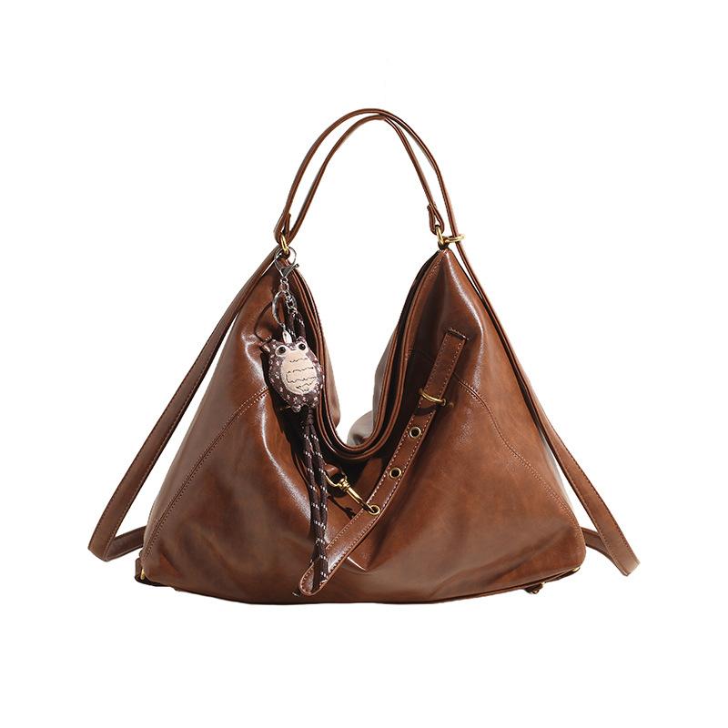 Retro Backpack for Women New Fashion Korean Version of Tote Bag Casual Versatile Large Capacity Shoulder Bag