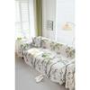 Ice Silk Flower Sofa Cover Blanket Non-slip Sofa Towel Living Room Furniture Decor Tapestry Couch Cover Universal Sofa Towel