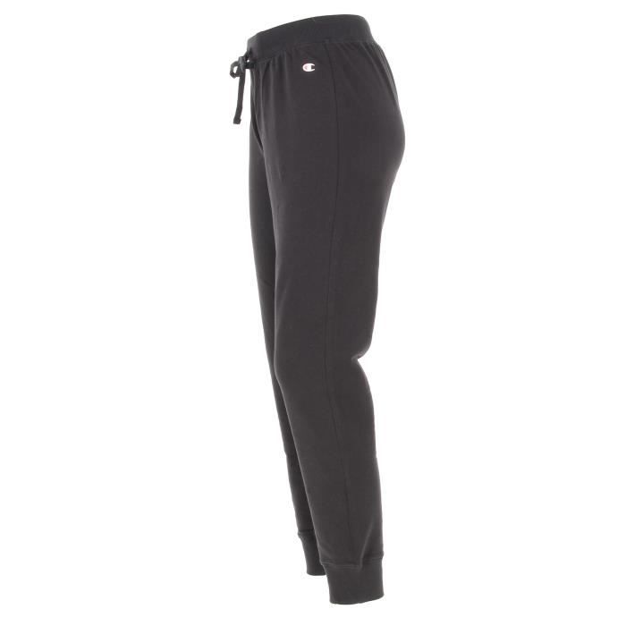 Pantalon de survêtement Rib cuff pants - Champion - Homme - Noir - Coupe regular fit - Matière douce et chaude