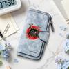 Samurai Skull Pattern Long Wallet Portable Card Holder Fashion Daily Use Purse