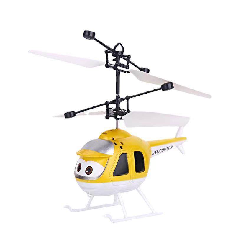 Induction Hover Helicopter Toy - Remote Control, Drop-Resistant, Indoor Airplane for Kids