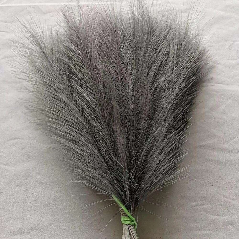 5/10/20PCS Fluffy Pampas Grass Boho Decor Artificial Flower Fake Plant Reed Simulated Party Wedding Home Decoration 42CM