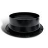 ABS Exhaust Duct Connector Flange Round Air Vent Duct Flange Bevel Flange Adapter  Kitchen
