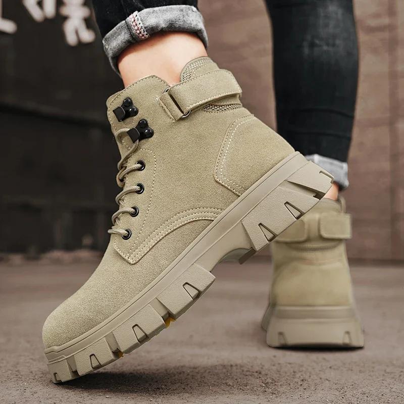 Men Boots  New Winter Slippers Warm Men Shoes Waterproof Non-Slip Plush Sneakers Male Tenis Shoes Boots Men Sneakers Winter