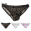 Men Briefs Mid-rise Transparent High Stretch Design Breathable Smooth Lines Boxer Panties See-through Underwear