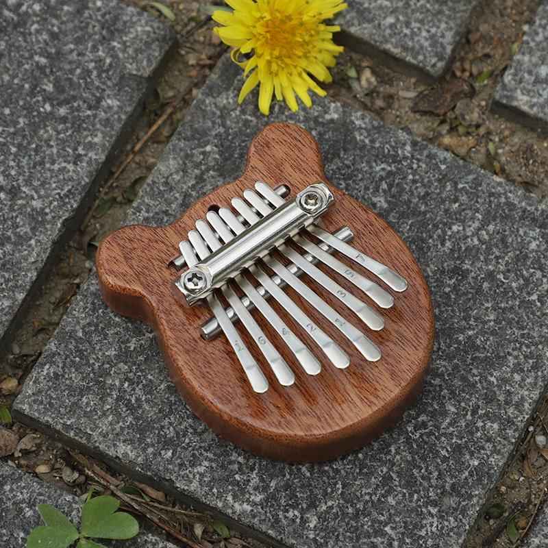 8 Key Mini Wooden Kalimba High Quality Exquisite Finger Thumb Piano Marimba Musical Good Accessory Pendant Gift