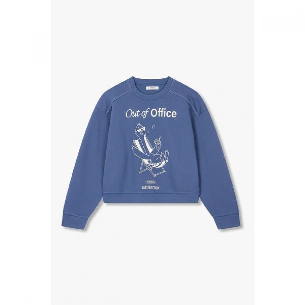 STUDIO TOMBOY Graphic Crop Sweatshirt  9106122107 
