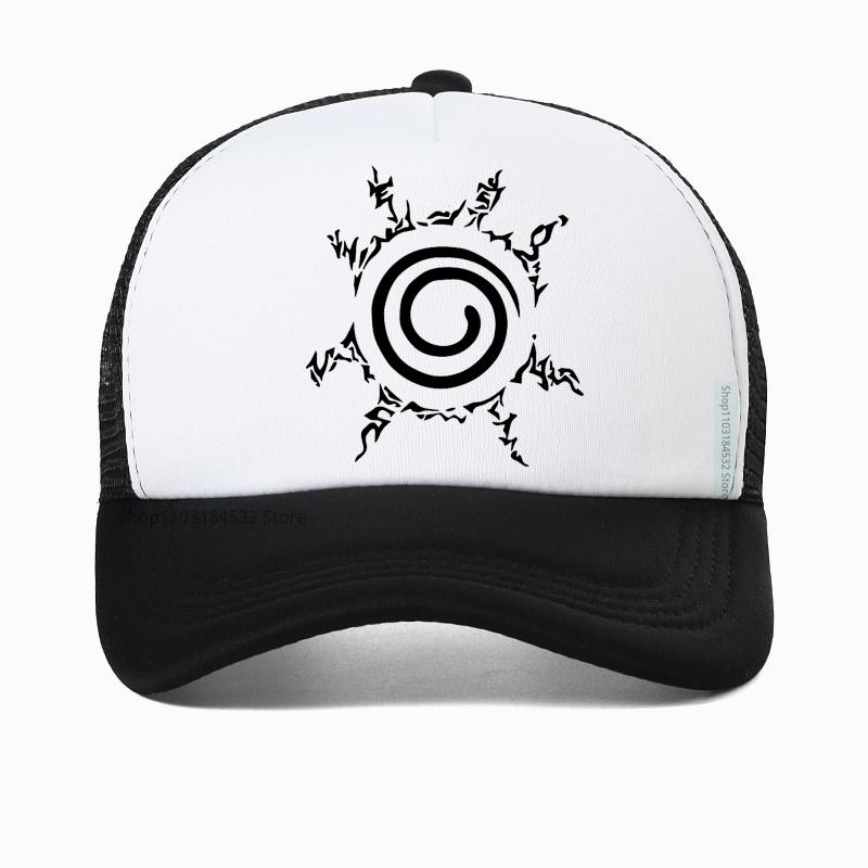 Anime Hokage Uzumaki NARUTO Kurama Kyuubi Cosplay Hat Kyuubi Kurama Gossip Seal Baseball Cap Summer Unisex Mesh Net Caps