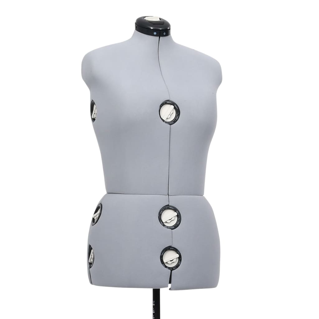 Adjustable Female Dressmaker S Mannequin Grey Size M (40 46)