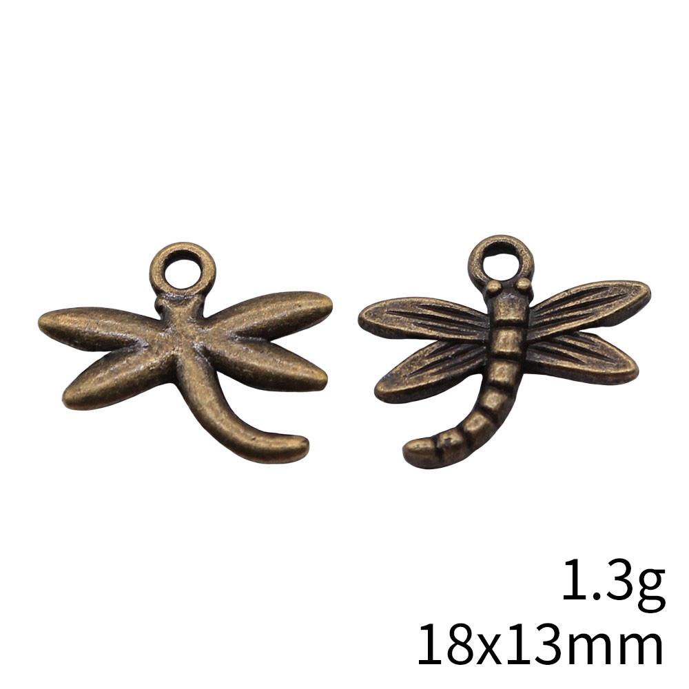 Birthday Gifts Charms Bracelet Italian Dragonfly Charms Pendant Backpack Pendant Accessories