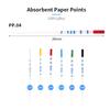 Dental Absorbent Paper Points 04 15-40# Root Cancel Endodontics Gutta Percha Cotton Fiber Tips Dentist Tool