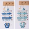 Beach Theme Doorplate Welcome Sign Ocean Style Wall Hanging Ornament  Shop