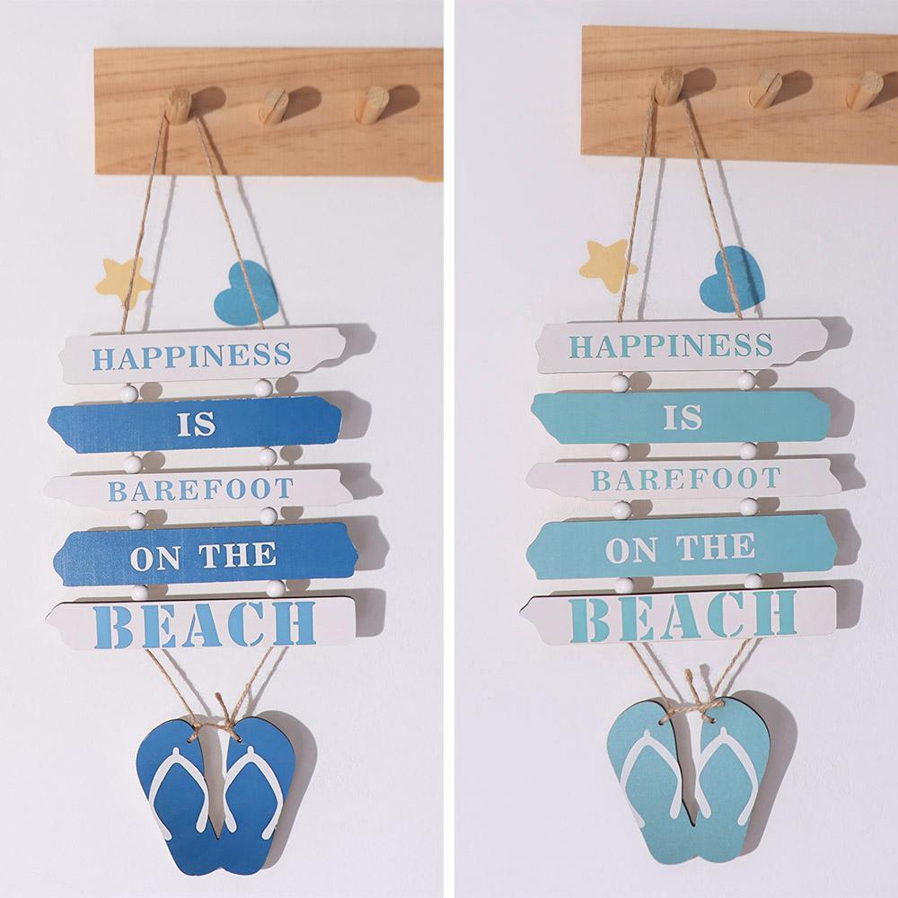 Beach Theme Doorplate Welcome Sign Ocean Style Wall Hanging Ornament  Shop
