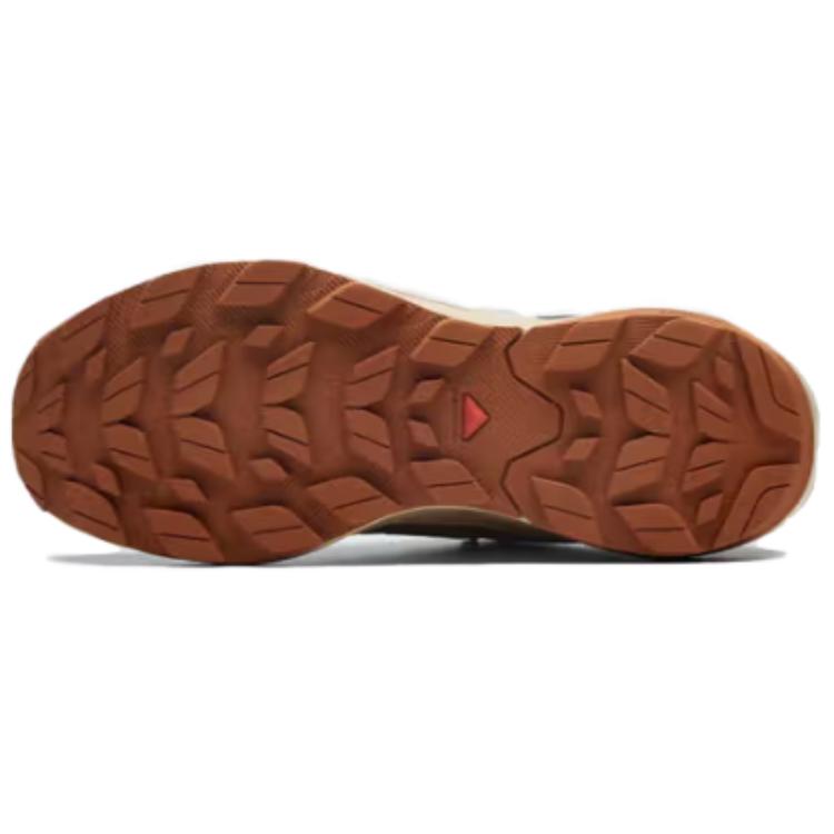 Salomon Elixir Fabric Soft Comfortable Waterproof Breathable Low-Top Hiking Shoes Men Hiking Shoes Black Brown 475604