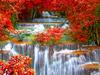 5D Diamond Painting Waterfall Full Square Round Diamond Embroidery Mountain Landscape Rhinestone Picture Home Decor
