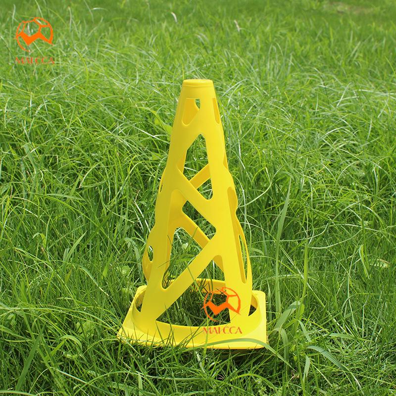 Windproof Hollow Football Training Cones 23cm - Perfect for Roller Skating and Freestyle Obstacle Courses