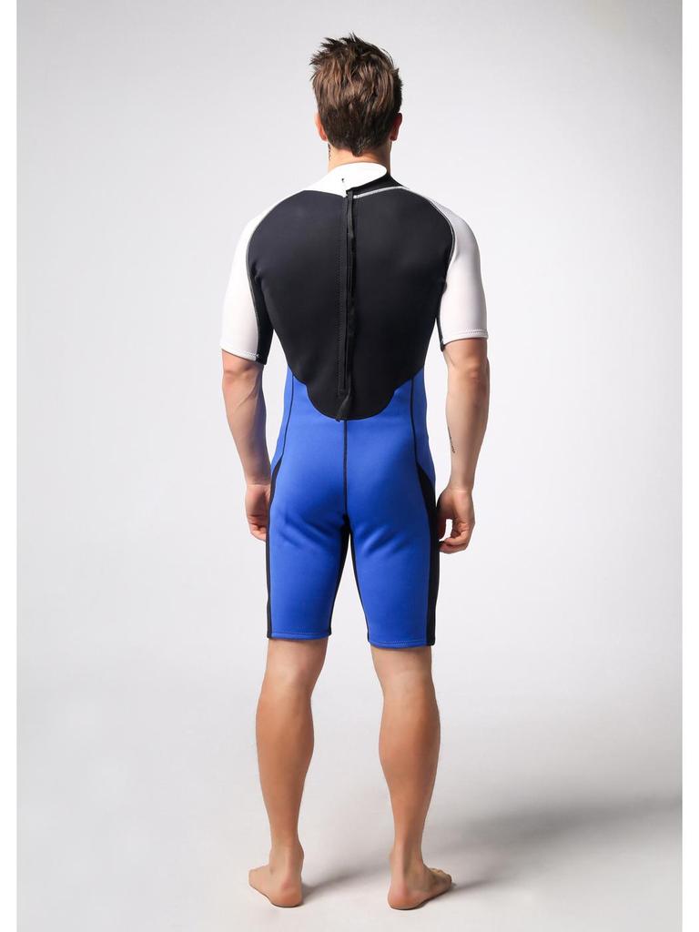 Men's 3mm Neoprene Shorty Wetsuit for Diving and Surfing