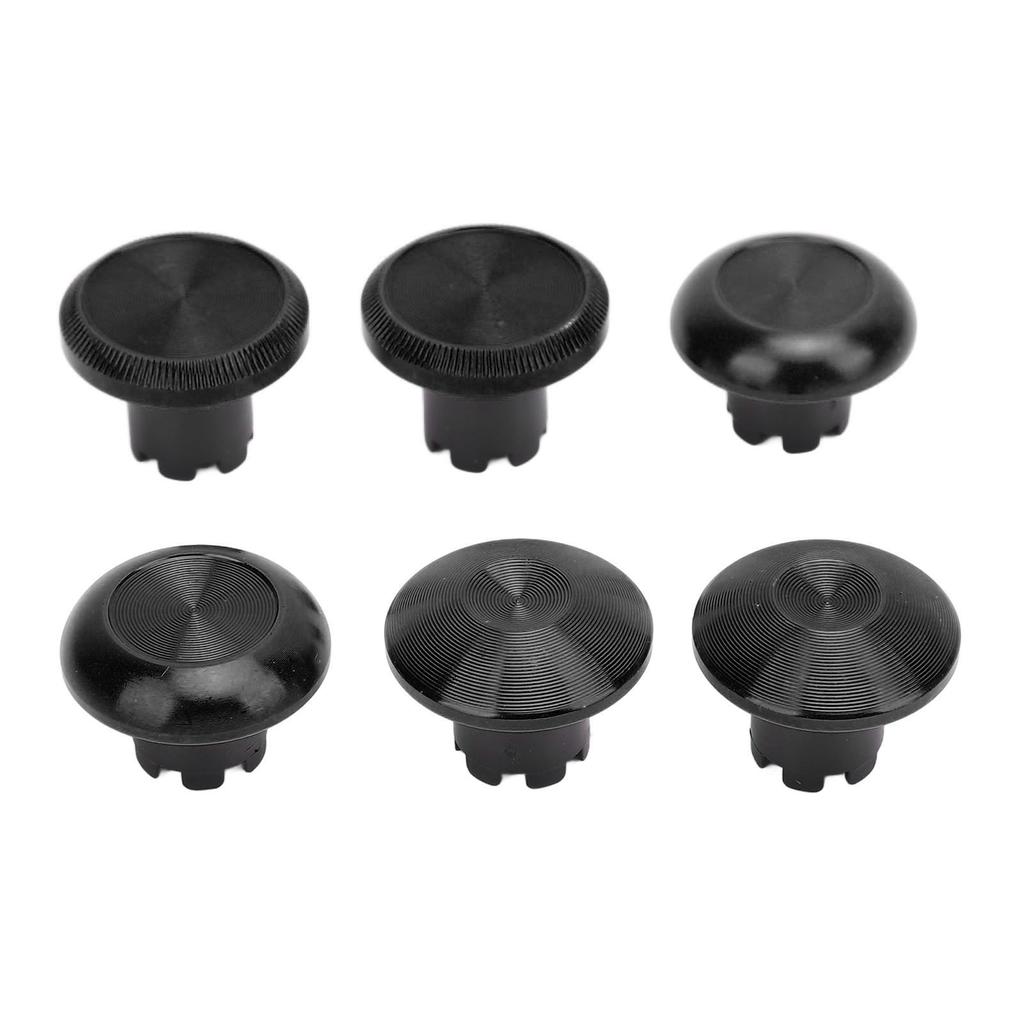 6Pcs Metal Analog Grips Stick Thumbsticks for Edge Controller Aluminum Alloy Metallic Joystick Game