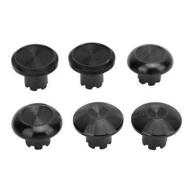 6 Stück Metall Analog Grips Stick Thumbsticks für Edge Controller Aluminiumlegierung Metallischer Joystick Spiel