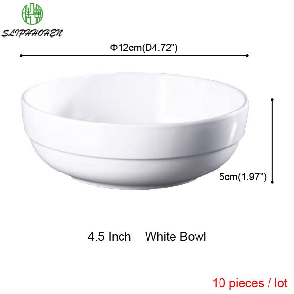 Круглая 100% меламиновая миска для лапши Столовые приборы Имитация фарфора Посуда Ресторанная посуда