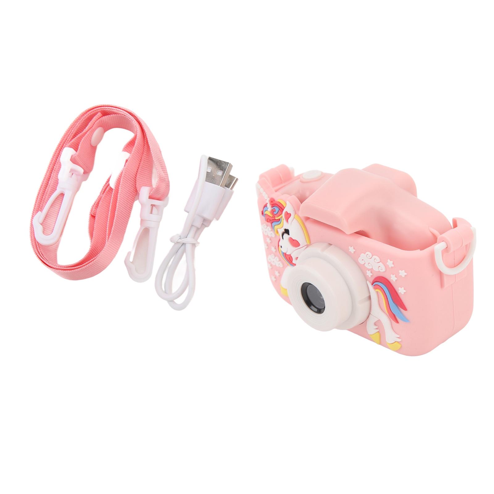 

Детская камера для мальчиков девочек 20 МП HD двойная камера детская камера-палец фото видео портативная цифровая розовый