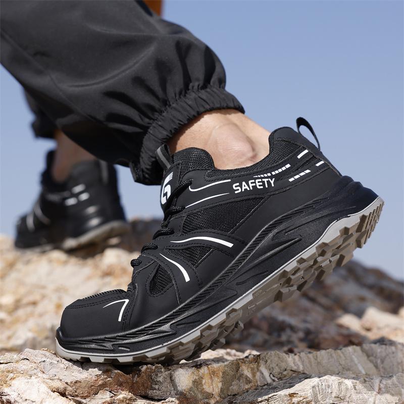 Men Sneakers Fashion Mens Labor Protection Shoes Construction Industry Work Safety Boots Steel Toe Cap Male Footwear