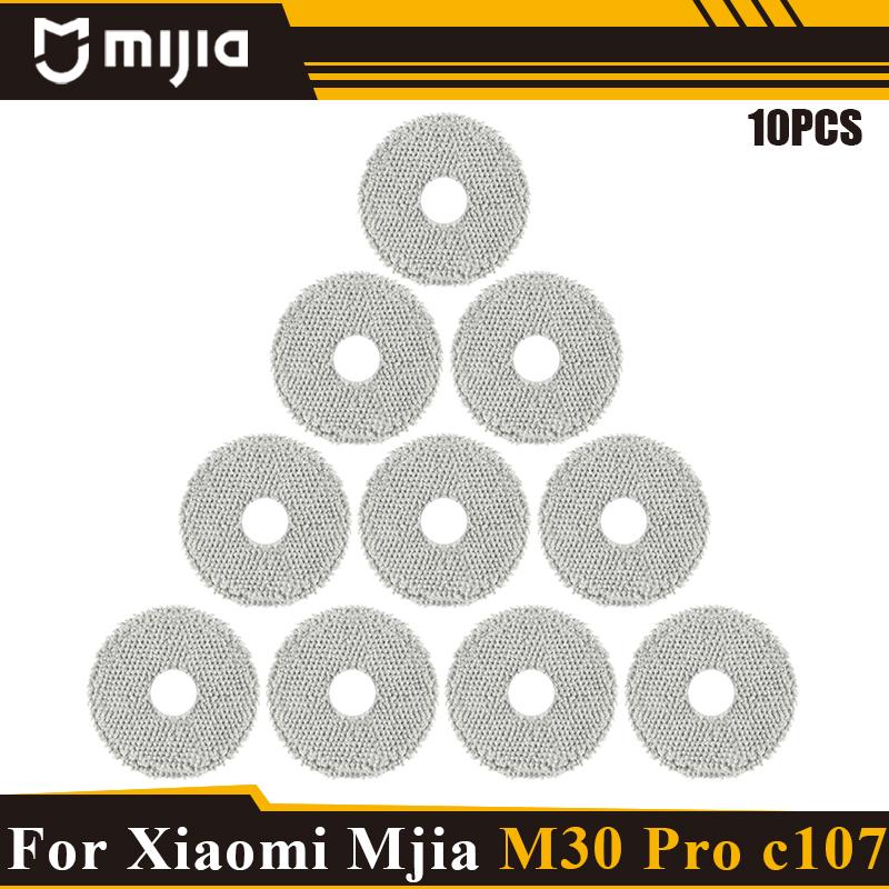 For Xiaomi Mijia M30Pro/c107 Replacement Parts Mop Cloth Dust Bag Hepa Filter Main Brush Main brush cover Mop cloth holder Spare