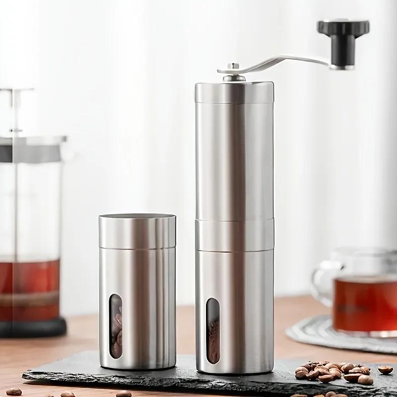 1pc Hand Grinding Coffee Bean Machine Household Coffee Bean Grinder Small Manual Grinder Manual Grinding Coffee Machine